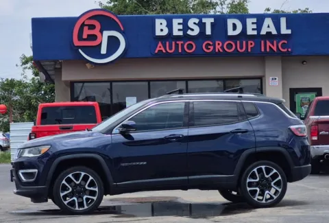 Blue 2018 Jeep Compass Limited Sport Utility 4D for sale in El Paso, TX