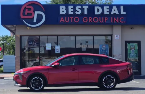 Red 2025 Kia K4 EX Sedan 4D for sale in El Paso, TX