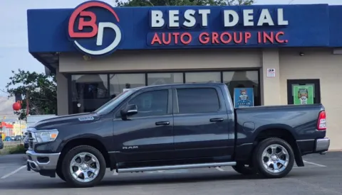 Gray 2021 Ram 1500 Crew Cab Big Horn Pickup 4D 5 1/2 ft for sale in El Paso, TX