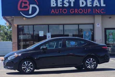 Black 2025 Nissan Versa SV Sedan 4D for sale in El Paso, TX