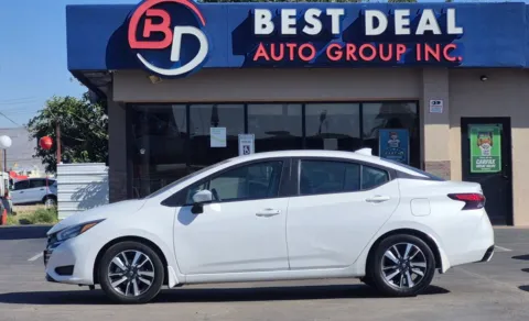 White 2025 Nissan Versa SV Sedan 4D for sale in El Paso, TX