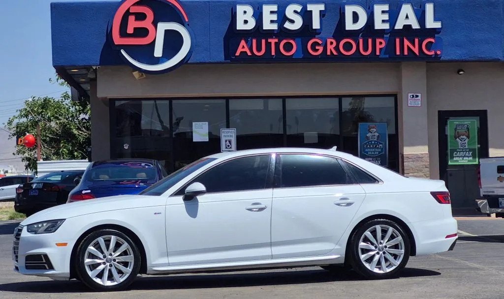 White 2018 Audi A4 Ultra Premium Sedan 4D for sale in El Paso, TX