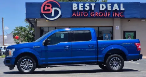 Blue 2018 Ford F-150 SuperCrew Cab XLT Pickup 4D 5 1/2 ft for sale in El Paso, TX