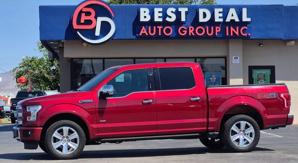 2016 Ford F-150 SuperCrew Cab Platinum Pickup 4D 5 1/2 ft for sale in El Paso, TX