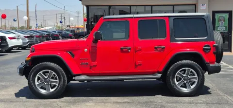 Another view of 2020 Jeep Wrangler Unlimited Sahara Sport Utility 4D for sale in El Paso, TX at Best Deal Auto Group