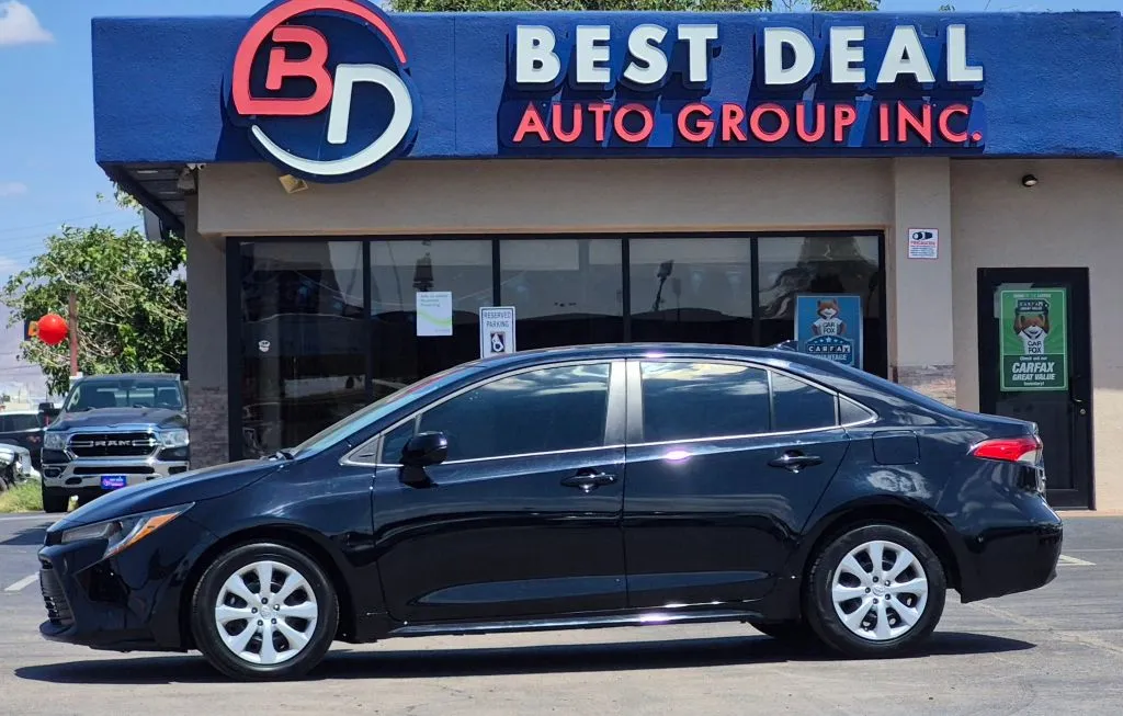 Black 2026 Toyota Corolla LE Sedan 4D for sale in El Paso, TX