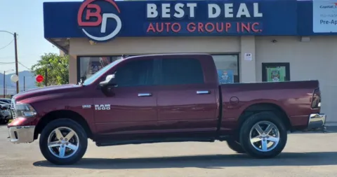 Red 2017 Ram 1500 Crew Cab Big Horn Pickup 4D 5 1/2 ft for sale in El Paso, TX