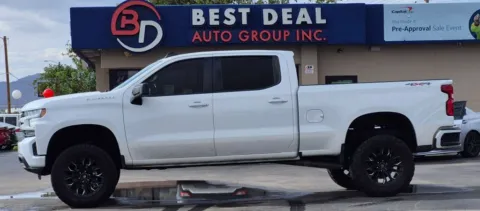 White 2021 Chevrolet Silverado 1500 Crew Cab RST Pickup 4D 6 1/2 ft for sale in El Paso, TX