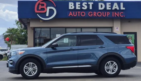 Blue 2020 Ford Explorer XLT Sport Utility 4D for sale in El Paso, TX