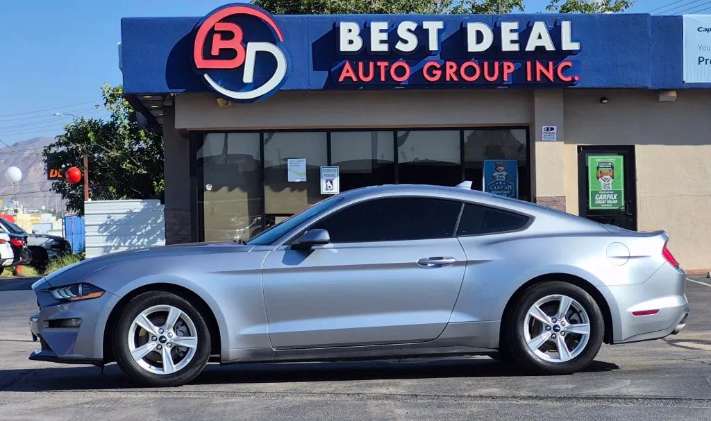 Silver 2020 Ford Mustang EcoBoost Coupe 2D for sale in El Paso, TX