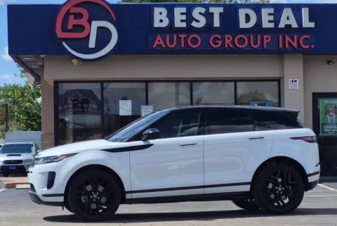 White 2021 Land Rover Range Rover Evoque P250 SE Sport Utility 4D for sale in El Paso, TX