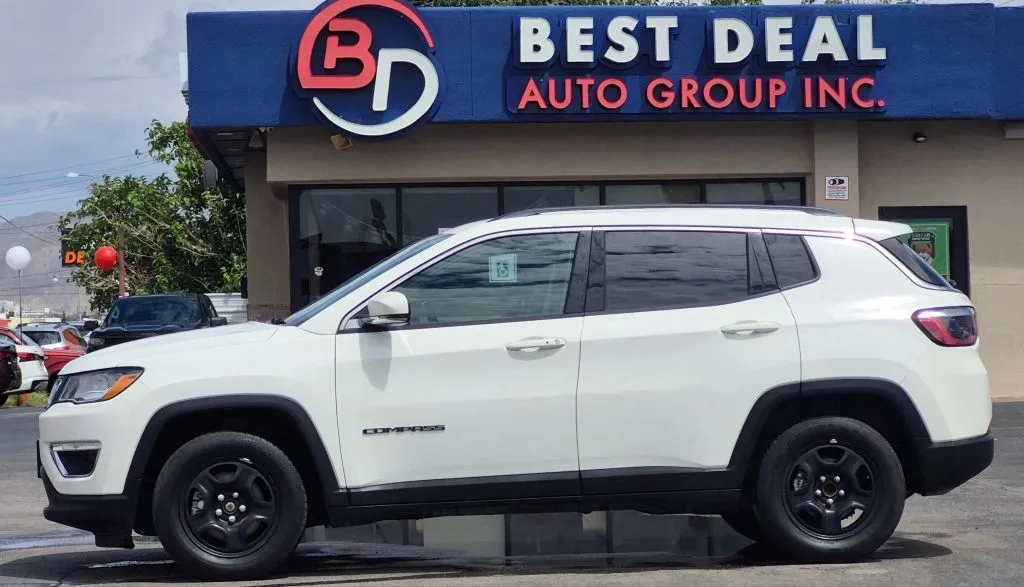 White 2021 Jeep Compass Limited Sport Utility 4D for sale in El Paso, TX