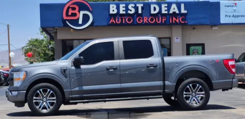 Gray 2021 Ford F-150 SuperCrew Cab XL Pickup 4D 5 1/2 ft for sale in El Paso, TX