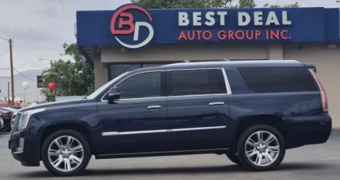 Blue 2018 Cadillac Escalade ESV Premium Luxury Sport Utility 4D for sale in El Paso, TX