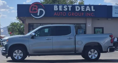 Gray 2025 Chevrolet Silverado 1500 Crew Cab LT Pickup 4D 5 3/4 ft for sale in El Paso, TX