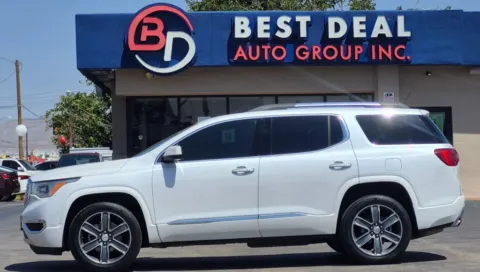 White 2019 GMC Acadia Denali Sport Utility 4D for sale in El Paso, TX