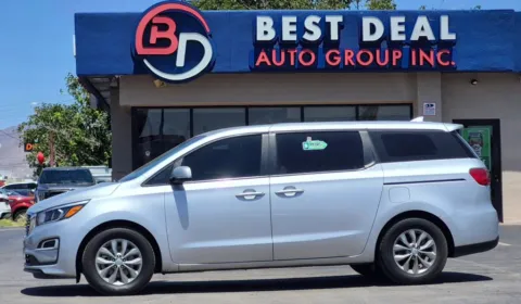 Gray 2020 Kia Sedona L Minivan 4D for sale in El Paso, TX