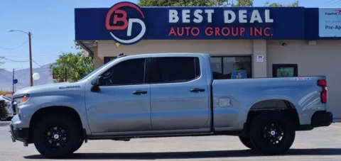 Gray 2023 Chevrolet Silverado 1500 Crew Cab Work Truck Pickup 4D 6 1/2 ft for sale in El Paso, TX