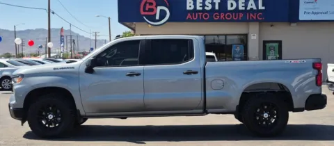Another view of 2023 Chevrolet Silverado 1500 Crew Cab Work Truck Pickup 4D 6 1/2 ft for sale in El Paso, TX at Best Deal Auto Group