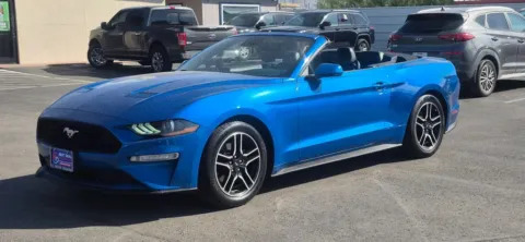 Photos of 2021 Ford Mustang EcoBoost Premium Convertible 2D for sale in El Paso, TX at Best Deal Auto Group