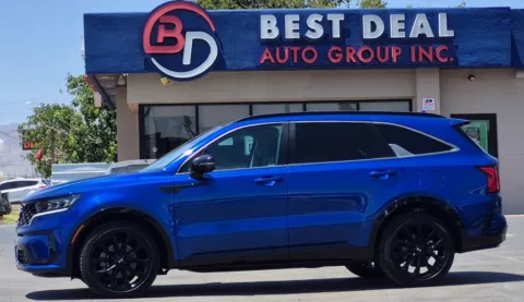 Blue 2021 Kia Sorento SX-Prestige Sport Utility 4D for sale in El Paso, TX