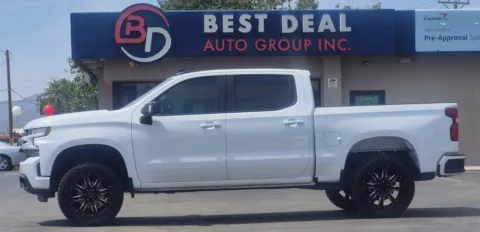 White 2020 Chevrolet Silverado 1500 Crew Cab RST Pickup 4D 5 3/4 ft for sale in El Paso, TX