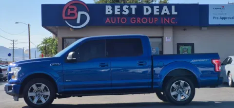 Blue 2017 Ford F-150 SuperCrew Cab XLT Pickup 4D 5 1/2 ft for sale in El Paso, TX
