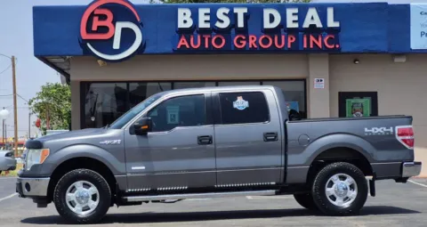 Gray 2013 Ford F-150 SuperCrew Cab XLT Pickup 4D 5 1/2 ft for sale in El Paso, TX