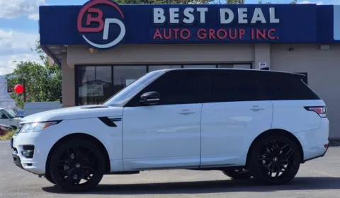 White 2017 Land Rover Range Rover Sport HSE Dynamic Sport Utility 4D for sale in El Paso, TX