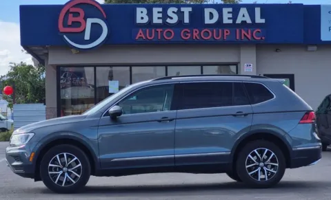 Gray 2021 Volkswagen Tiguan SE Sport Utility 4D for sale in El Paso, TX
