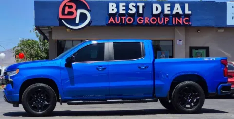 Blue 2026 Chevrolet Silverado 1500 Crew Cab RST Pickup 4D 5 3/4 ft for sale in El Paso, TX