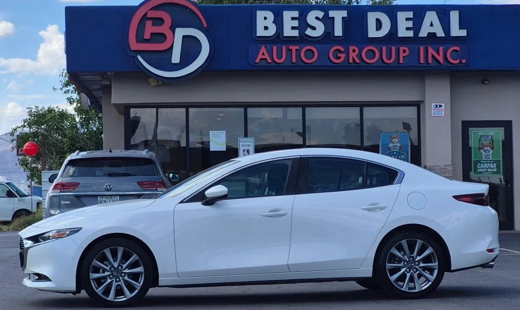 White 2025 MAZDA MAZDA3 2.5 S Preferred Sedan 4D for sale in El Paso, TX