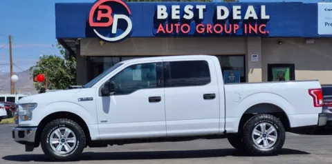 White 2015 Ford F-150 SuperCrew Cab XLT Pickup 4D 5 1/2 ft for sale in El Paso, TX