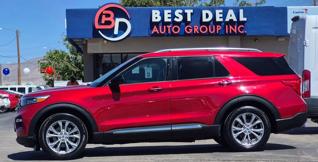 Red 2023 Ford Explorer Limited Sport Utility 4D for sale in El Paso, TX