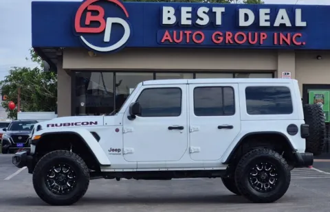 White 2018 Jeep Wrangler Unlimited All New Rubicon Sport Utility 4D for sale in El Paso, TX