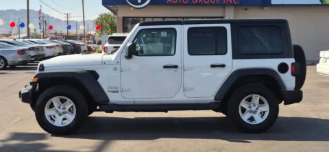 Another view of 2020 Jeep Wrangler Unlimited Sport S Sport Utility 4D for sale in El Paso, TX at Best Deal Auto Group