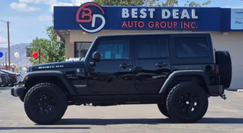 Black 2017 Jeep Wrangler Unlimited Rubicon Sport Utility 4D for sale in El Paso, TX