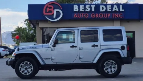 Silver 2015 Jeep Wrangler Unlimited Rubicon Sport Utility 4D for sale in El Paso, TX