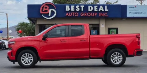 Red 2020 Chevrolet Silverado 1500 Double Cab RST Pickup 4D 6 1/2 ft for sale in El Paso, TX