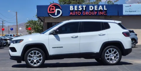 White 2023 Jeep Compass Latitude Lux Sport Utility 4D for sale in El Paso, TX