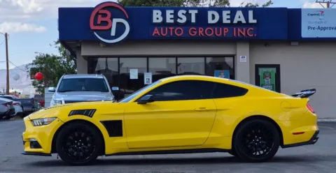 Yellow 2016 Ford Mustang GT Coupe 2D for sale in El Paso, TX