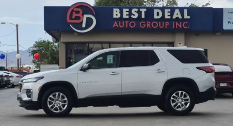 Silver 2022 Chevrolet Traverse LS Sport Utility 4D for sale in El Paso, TX