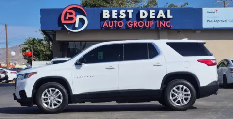 White 2020 Chevrolet Traverse LS Sport Utility 4D for sale in El Paso, TX