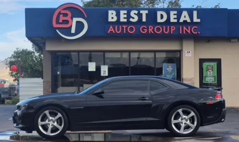Black 2015 Chevrolet Camaro LT Coupe 2D for sale in El Paso, TX