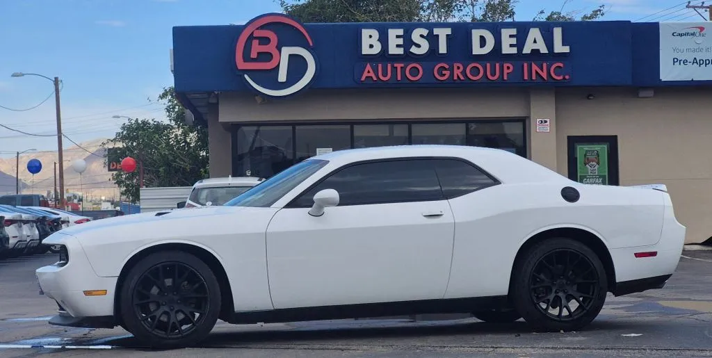 White 2014 Dodge Challenger SXT Coupe 2D for sale in El Paso, TX