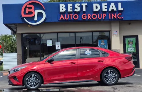 Red 2024 Kia Forte GT-Line Sedan 4D for sale in El Paso, TX