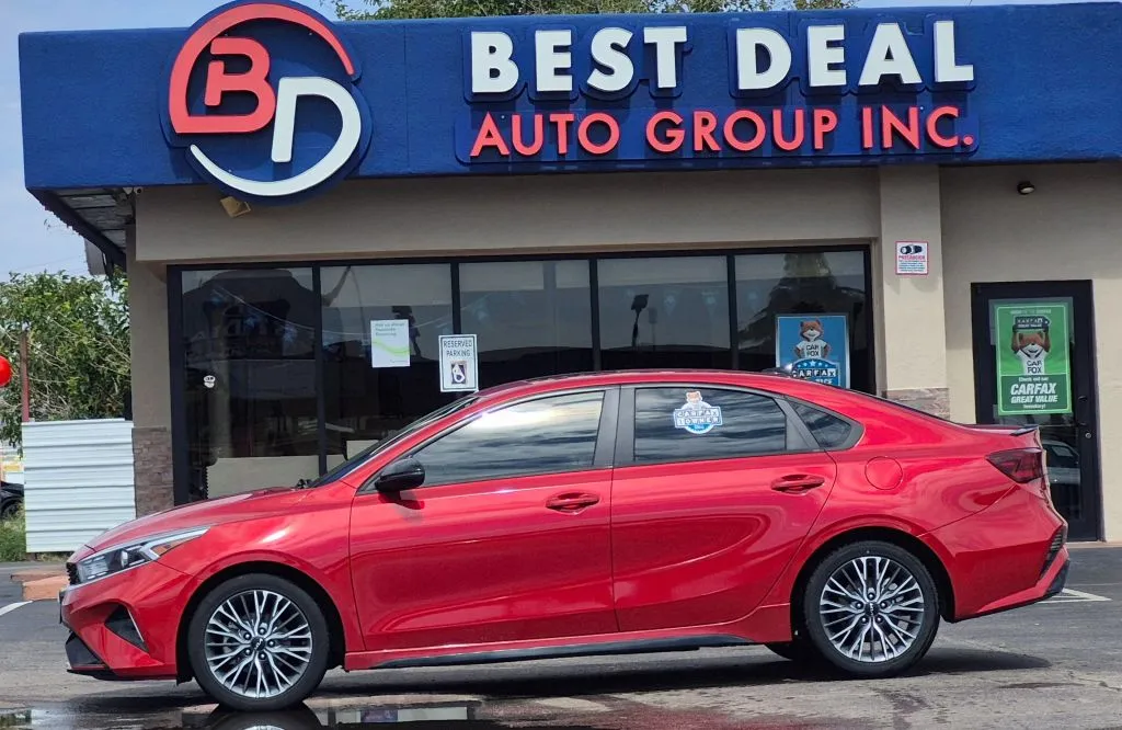 Red 2024 Kia Forte GT-Line Sedan 4D for sale in El Paso, TX
