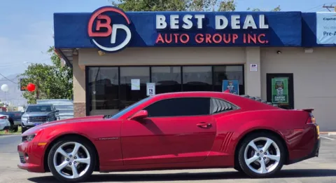 Red 2015 Chevrolet Camaro LT Coupe 2D for sale in El Paso, TX