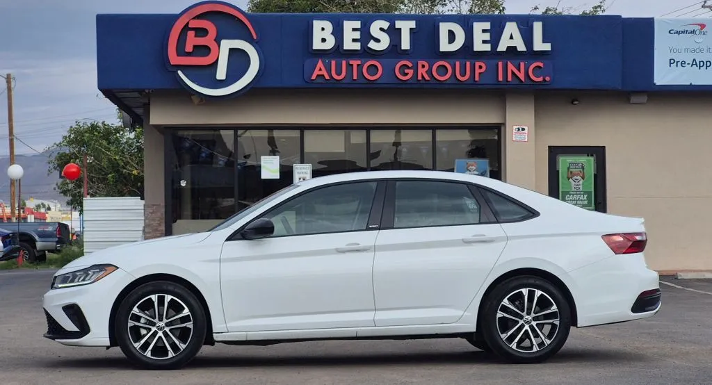 White 2025 Volkswagen Jetta 1.5T Sport Sedan 4D for sale in El Paso, TX