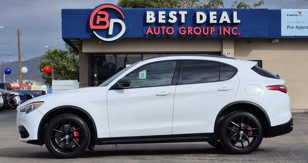 White 2020 Alfa Romeo Stelvio Sport Utility 4D for sale in El Paso, TX
